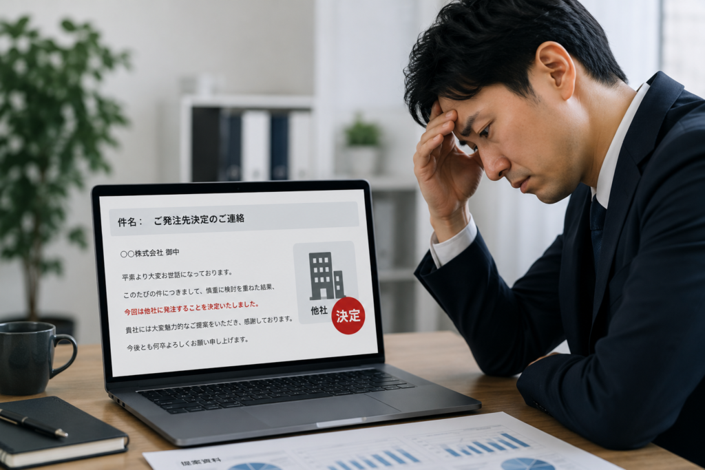 比較検討で負けている気がする