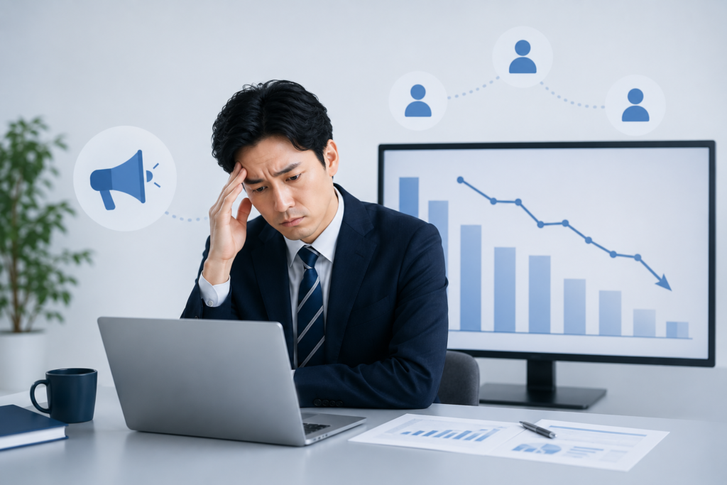 広告を出しても成果につながらない